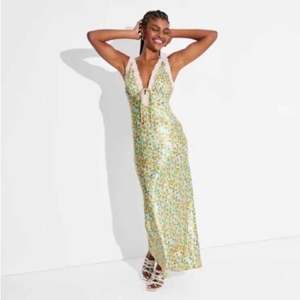 Wild Fable Floral Slip Dress